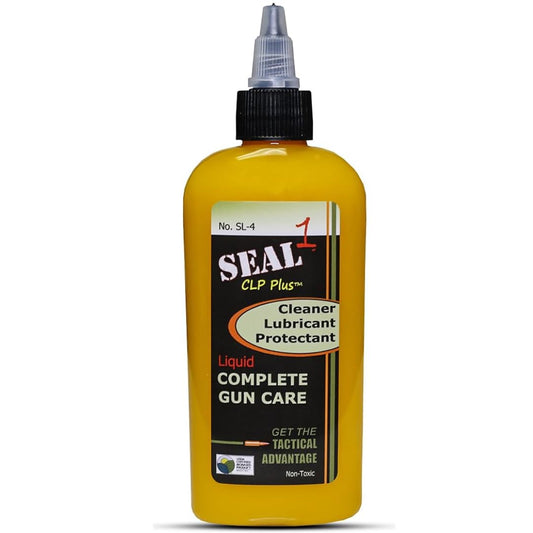 SEAL 1 Liquid Gun Cleaner - Gun Cleaner and Lubricant Gun Oil Lube Gun Cleaning Supplies Corrosion and Rust Prevention Improve Weapon Performance Dissolves Carbon - 4 oz Bottle