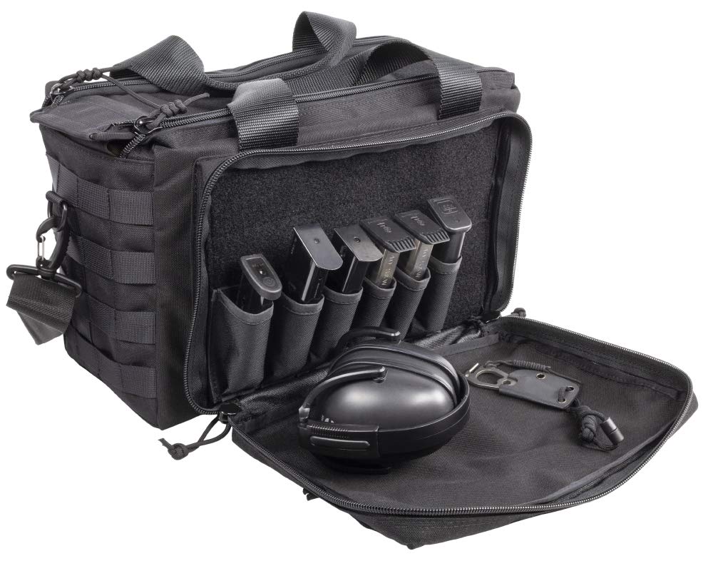 Elite Survival Systems Elite Range Bag, Black, Medium, 9055-M-B