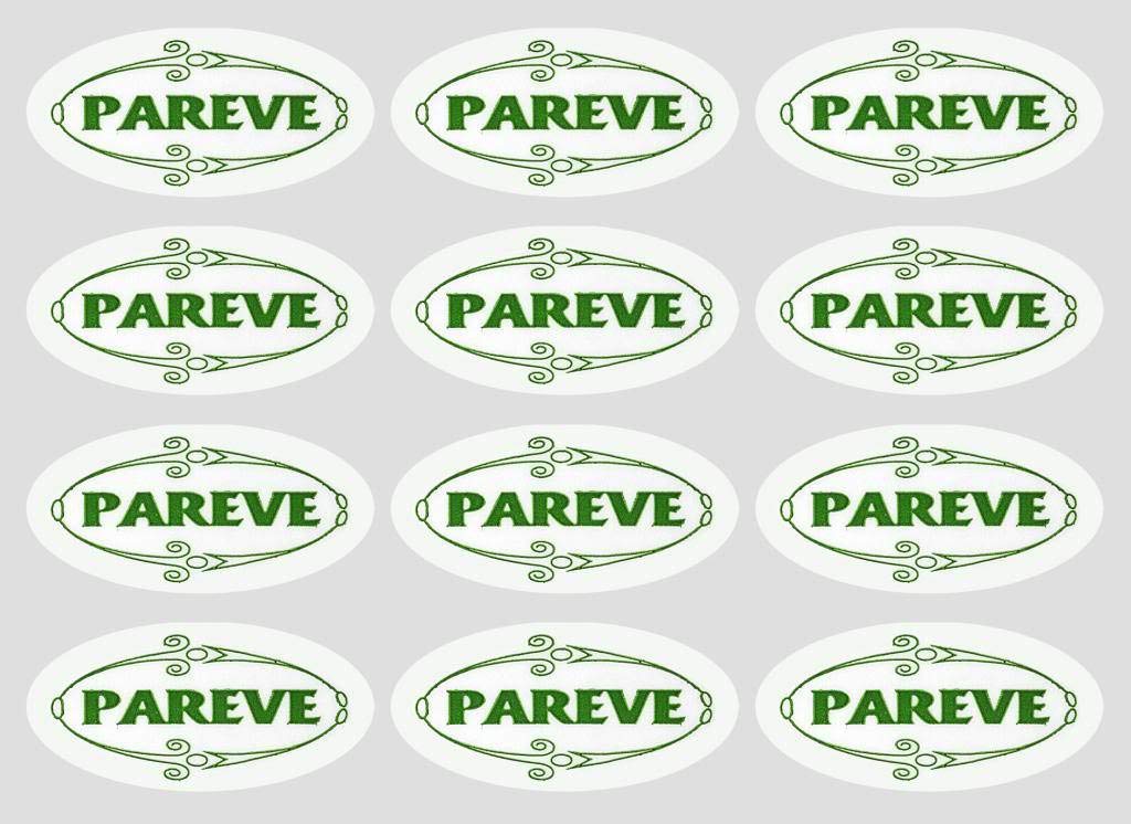Kosher Label Stickers - Pareve