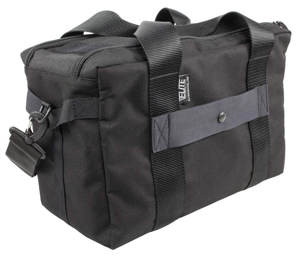 Elite Survival Systems Elite Range Bag, Black, Medium, 9055-M-B