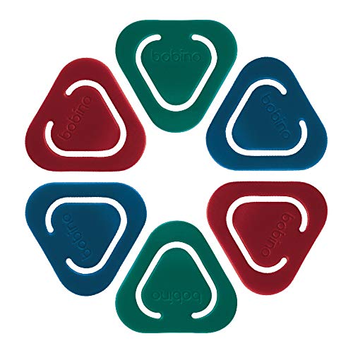 Bobino Sticky Clips - 6 Pack - Accents