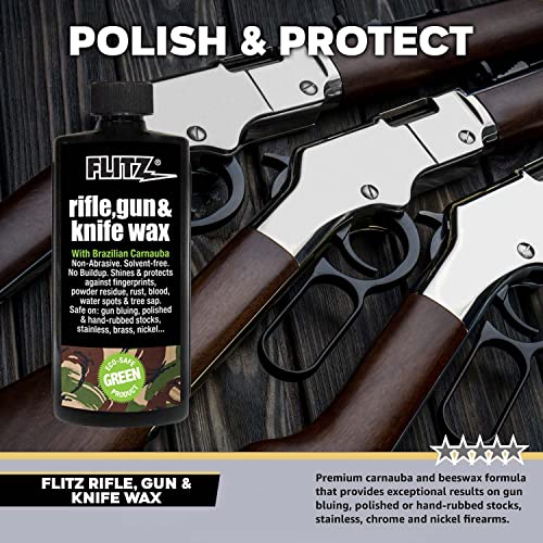 Flitz Off White Rifle and Gun Waxx, Bottle