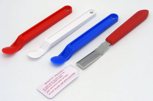 3 x Scotty Peeler Label & Sticker Removers - The Ultimate Gizmo Set of 3 Originals and 1 Metal SP-2