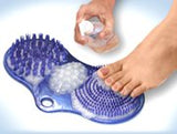 Elite Spa Foot Care Gift Set - Includes Foot Scrubber, Foot Brush with Pumice Stone and a Liquid Soap Dispenser to Restore Dry, Tired Feet