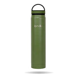 Bindle Bottle | Stainless Steel Double Walled & Vacuum Insulated Water Bottle with Integrated Storage Compartment | Patent Pending | Drinks Stay Cold for 24 Hours, Hot for 12