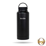 Bindle Bottle | Stainless Steel Double Walled & Vacuum Insulated Water Bottle with Integrated Storage Compartment | Patent Pending | Drinks Stay Cold for 24 Hours, Hot for 12