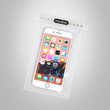 FIDLOCK Phone Dry Bag, Waterproof Pouch for Cell Phone with Magnetic Closure, Clear