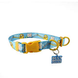 Adventure Time Best Bros! Nylon Adjustable Dog Collar (Large)