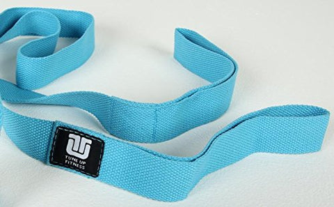 Tune Up Fitness Stretch Strap, Great for Flexibility, Increased Mobility, Range of Motion, Injury Prevention and a Must for Runners, Cyclists, Yogi's and Athletes