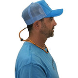 Overhead Surf Cap-Safe Retainer Lanyard Leash for Hat or Cap