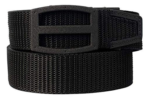 Nexbelt Ratchet Technology EDC Titan Black PreciseFit Nylon Gun Belt for Concealed Carry Unisex