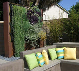 Living Wall Planter INDOOR/OUTDOOR USE w/Reservoir  (Color: Green) Vertical Garden (Modular, Sustainable, Eco, Green) Hanging Planter
